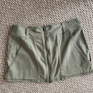 Free People cargo mini skirt